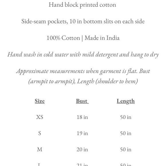 Indigo Blue Midi Dress in Indian Cotton - Picture 7 of 7